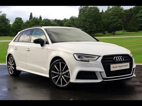 YD18OXY AUDI A3 TFSI S LINE BLACK EDITION WHITE 2018, Bradford Audi