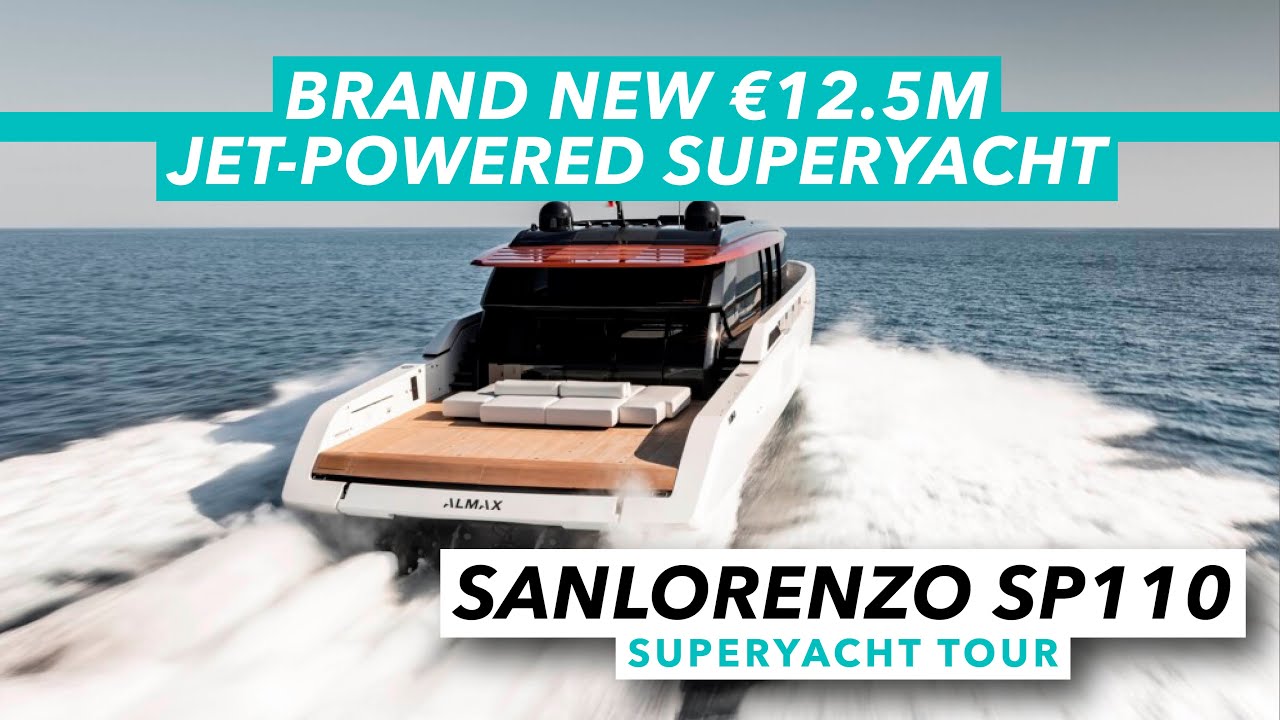 Sanlorenzo SP110 yacht tour