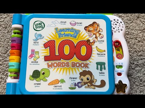 Leap Frog Learning Friends Words Interactive Kids Toy Book | Joys Kids Show