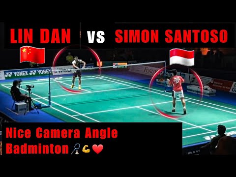 ""LIN DAN vs SIMON SANTOSO"" German Open 2012 ( NICE CAMERA ANGLE ) BADMINTON