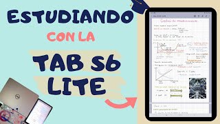 ESTUDIANDO CON LA TAB S6 LITE - CLASES VIRTUALES