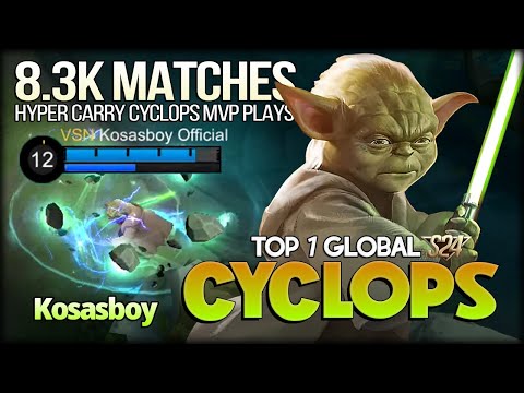 Road to 10k Matches! Unstoppable Master Yoda. Kosasboy Official Top 1 Global Cyclops - MLBB