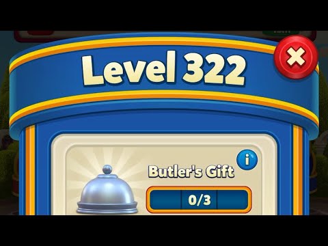 Royal Match Level 322, No Starter Boosters used