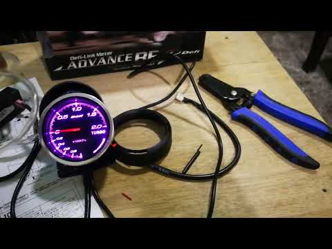 Defi Advance BF boost gauge testing