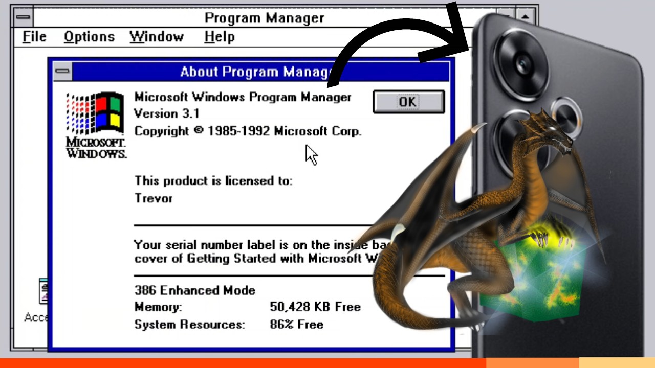 Run Windows 3.1 on Android phones with Magic Dosbox Lite