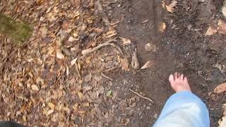 thawing muddy barefoot hike MarchFirst2018