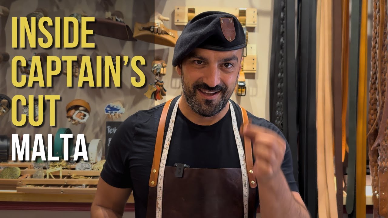 Inside Captain’s Cut: Malta’s Masters of Bespoke Leather Craft #MadeInMalta #ArtisanMade