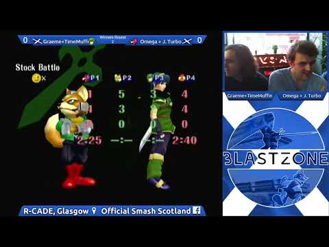 Blastzone Biweekly #39 SSBM - Graeme + TimeMuffinPHD vs Omega + Johnny Turbo - Winners Round 2