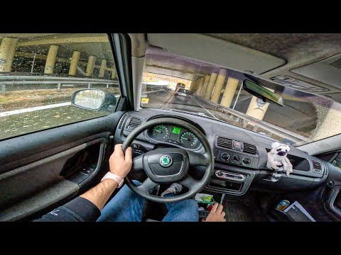 2010 Skoda Fabia II | 1.6 TDI CR DPF 90HP | POV Test Drive