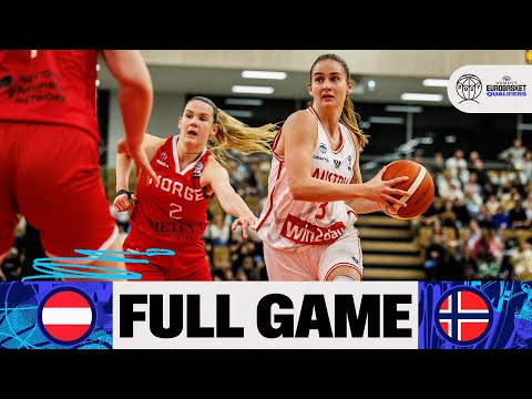 Austria v Norway | Full Basketball Game | FIBA Women's EuroBasket 2027 Qualifiers
