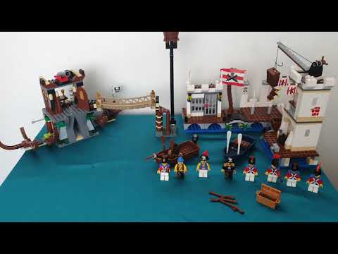 Lego 6242 Pirates Soldiers Fort & Pirates  Shipwreck Hideout (6253) RARE