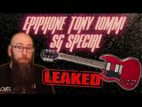 Leaked Epiphone Tony Iommi SG is it too expensive?