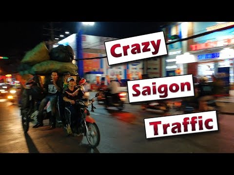 The Crazy Traffic In Ho Chi Minh