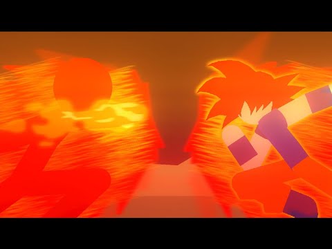 GOKU VS BASE FULL FIGHT||FAN ANIMATION -STICKNODES