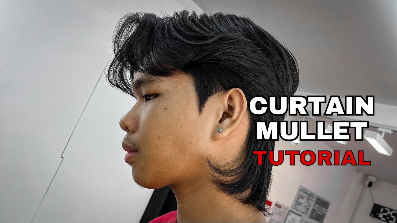 Curtain Mullet Haircut Tutorial | Step by Step Men’s Haircut