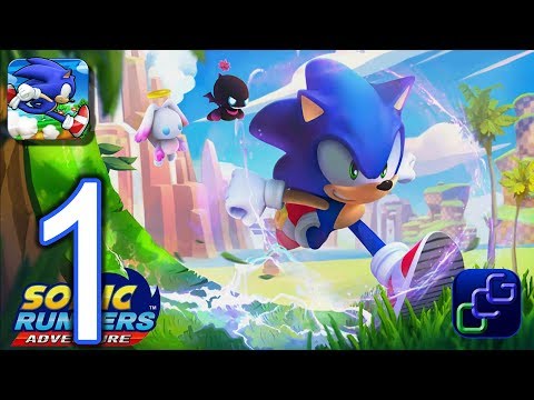 Sonic Runners Adventure Android Walkthrough - Gameplay Part 1 - Green Hill