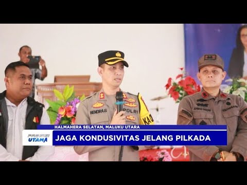 POLRES HALMAHERA SOSIALISASI PILKADA DAMAI DI GEREJA
