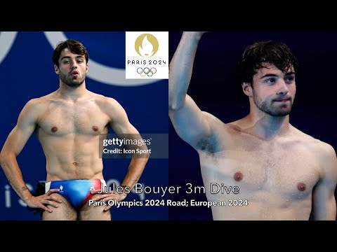 🇫🇷 Jules Mateo BOUYER Road |3m SPPRING BOARD Dive  |Paris Olympics 2024 Road  | European Champ 2024