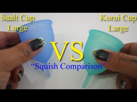 Saalt vs Korui Lg "Squish" - Menstrual Cups