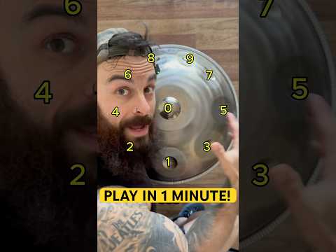 Learn Handpan in 1 Minute | Easy Beginner Tutorial