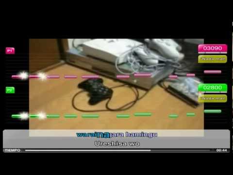 [UltraStar Deluxe] Aya Hirano, Minori Chihara & Yuko Goto - Hare hare yukai  (gundam version) hard