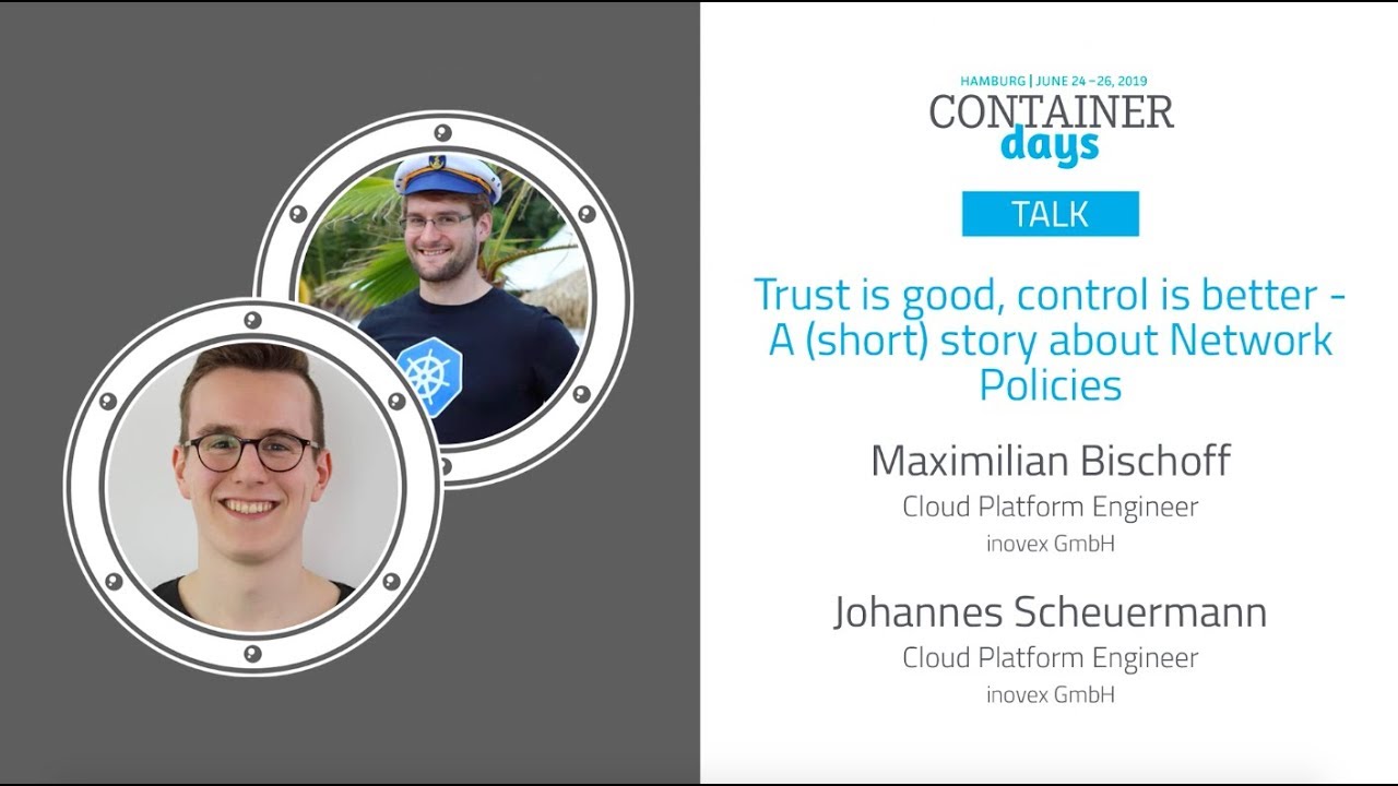 Trust is good, control is better - Maximilian Bischoff & Johannes Scheuermann