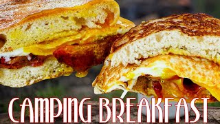 Campground Griddle-Style Bacon, Egg, and Cheese Sandwich!