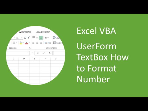 Excel VBA UserForm TextBox - How to format number