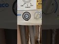 Turning central heating on and off