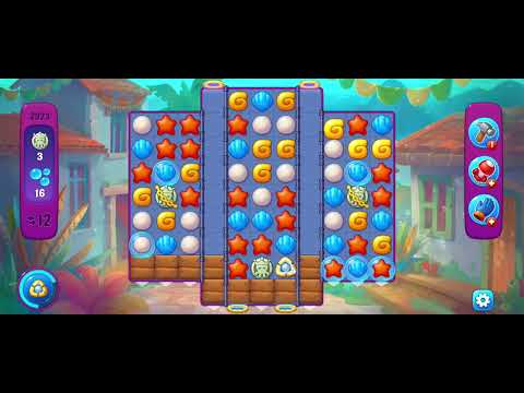 Fishdom gameplay level 2923