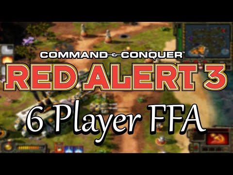 6 Player Free For All - Red Alert 3