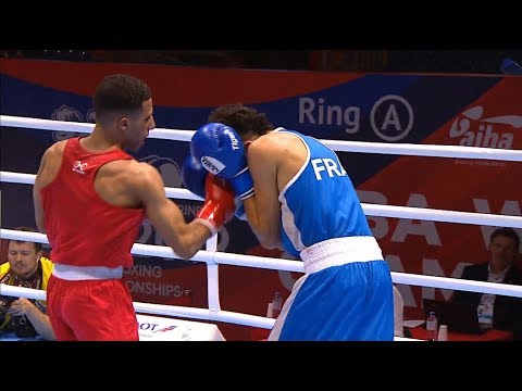 Quarterfinals (52kg) YAFAI Galal (ENG) vs BENNAMA BILLAL (FRA) /AIBA World 2019