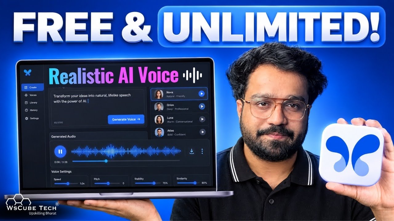 Realistic AI Voice Generator FREE & Unlimited | How to Use?
