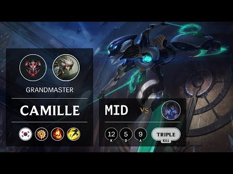 Camille Mid vs Sylas - KR Grandmaster Patch 9.19
