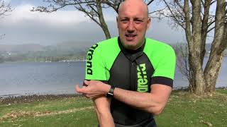Testing out the new Arena Swimrun Wetsuit