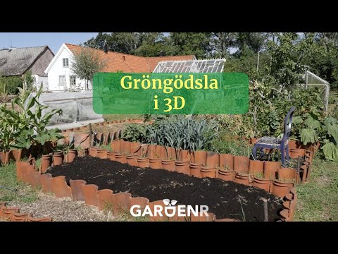 Gröngödsla i 3D - Trädgårdshacks med GardenR