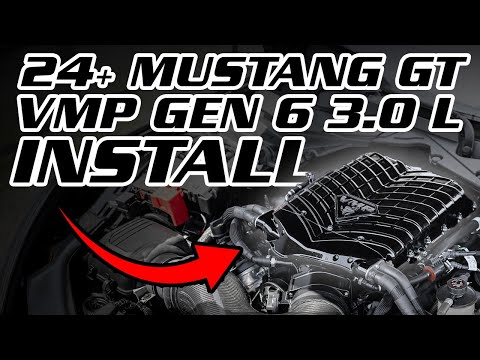 2024+ Mustang GT and Dark Horse VMP Gen 6 3.0 L Supercharger Kit Installation Video