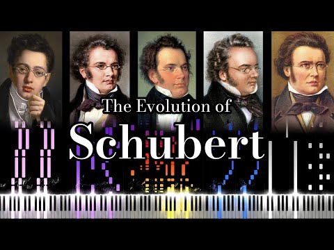 The Evolution of Schubert's Music (From 13 to 31 Years Old)