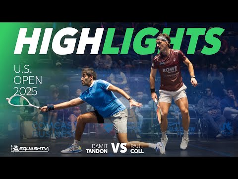 🇮🇳 Tandon v Coll 🇳🇿 | U.S. Open 2025 | ROUND 1 HIGHLIGHTS