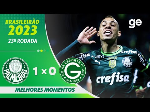 PALMEIRAS 1 X 0 GOIÁS | MELHORES MOMENTOS | 23ª RODADA BRASILEIRÃO 2023 | ge.globo