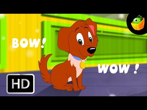 The Dog Says Bow Wow - English Nursery Rhymes - Cartoon/Animated Rhymes For Kids