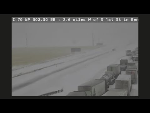 Both directions of I-70 closed between Airpark and Kansas Border