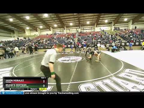83 Lbs 1st Place Match - Brand`n Edstrom, Upper Valley Aces Wresstling Vs Jaxon Moralez, SJF-HAC C