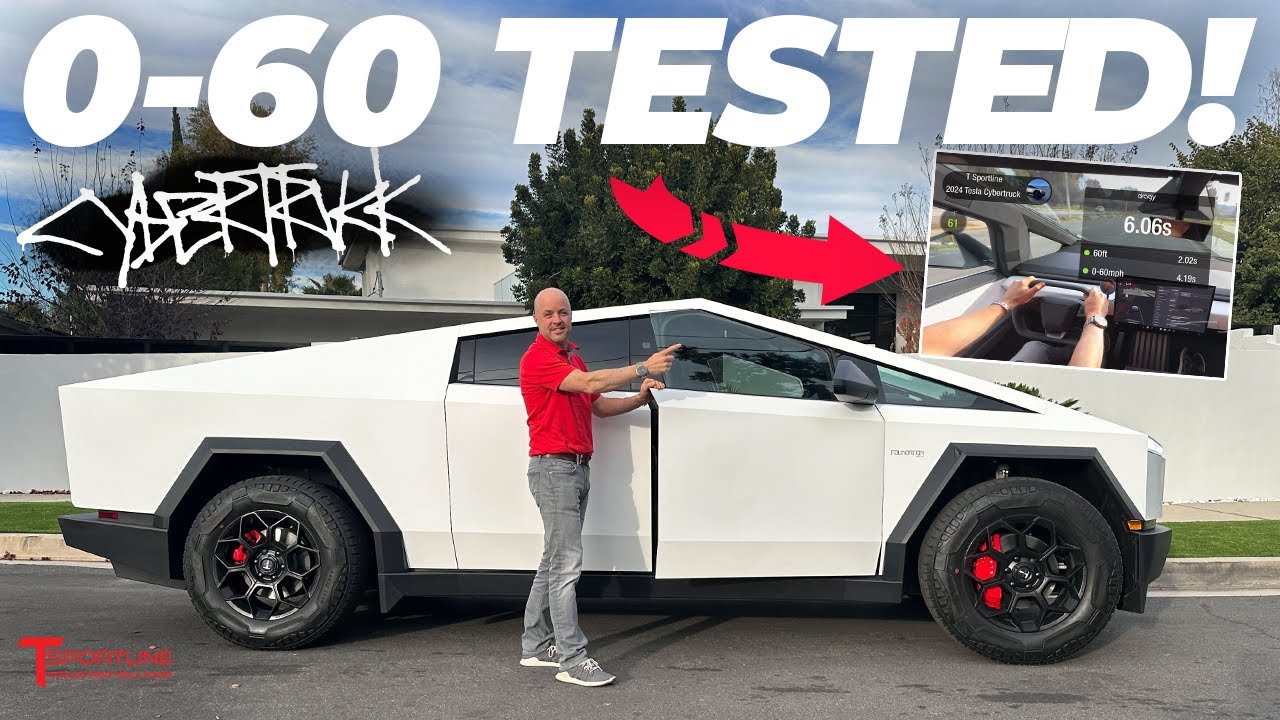 Cybertruck 0-60 Tested! 🔥 We Rip a Few Launches in this AWD Tesla with our Dragy Truth Detector ⏱️