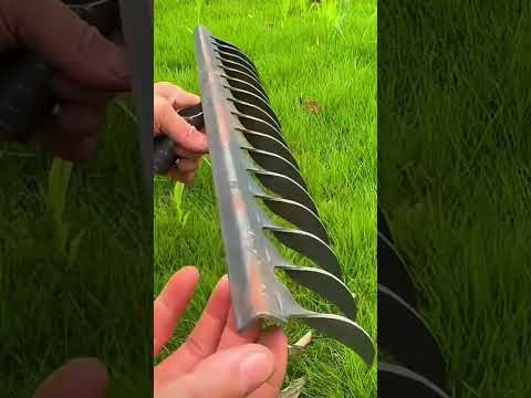 Steel rake, grass rake #grassrake #spiralrake #grassrake #steelrake #steelgrassrake