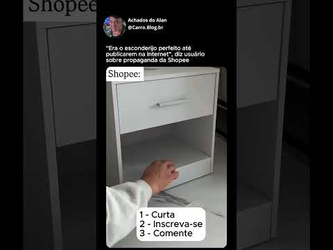 Esse é o esconderijo perfeito em casa para suas economias do mês #achadinhos #shopee #dinheiro
