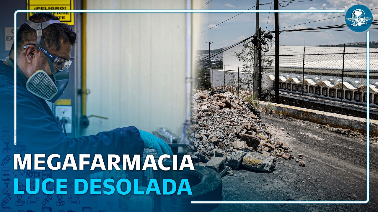 Megafarmacia luce desolada, ya no es ni bodega