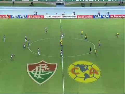Melhores momentos de Fluminense 3 x 2 América-MEX pela primeira fase da Libertadores 2011