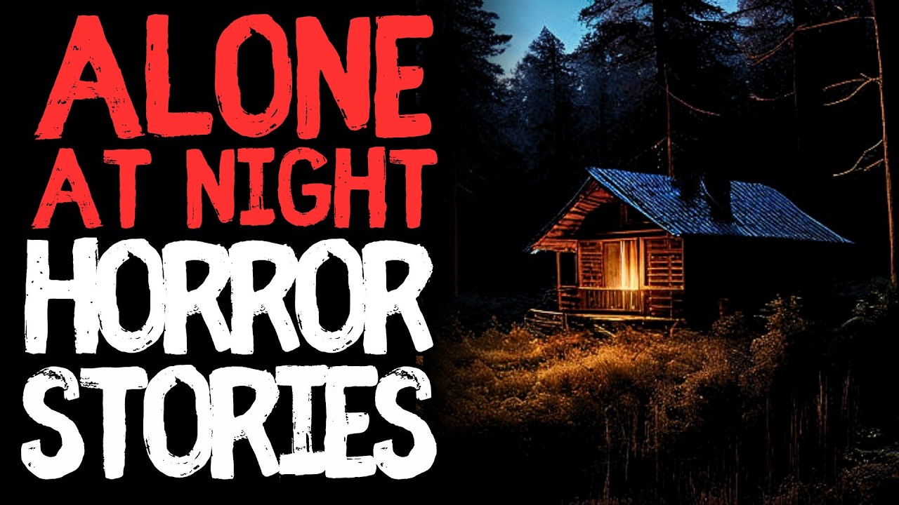 True Alone at Night Scary Horror Stories for Sleep | Black Screen With Rain Sounds