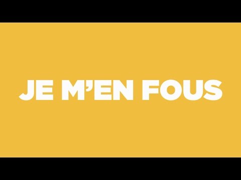 RIDSA - Je m'en fous [Vidéo Lyrics]